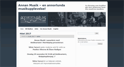 Desktop Screenshot of annanmusik.se